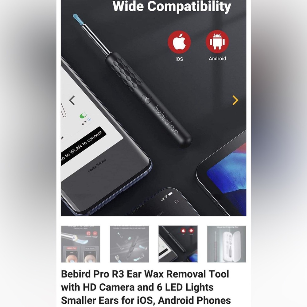 BeBird Pro R3 Ear Wax Removal Tool Kit - Picture 7 of 9